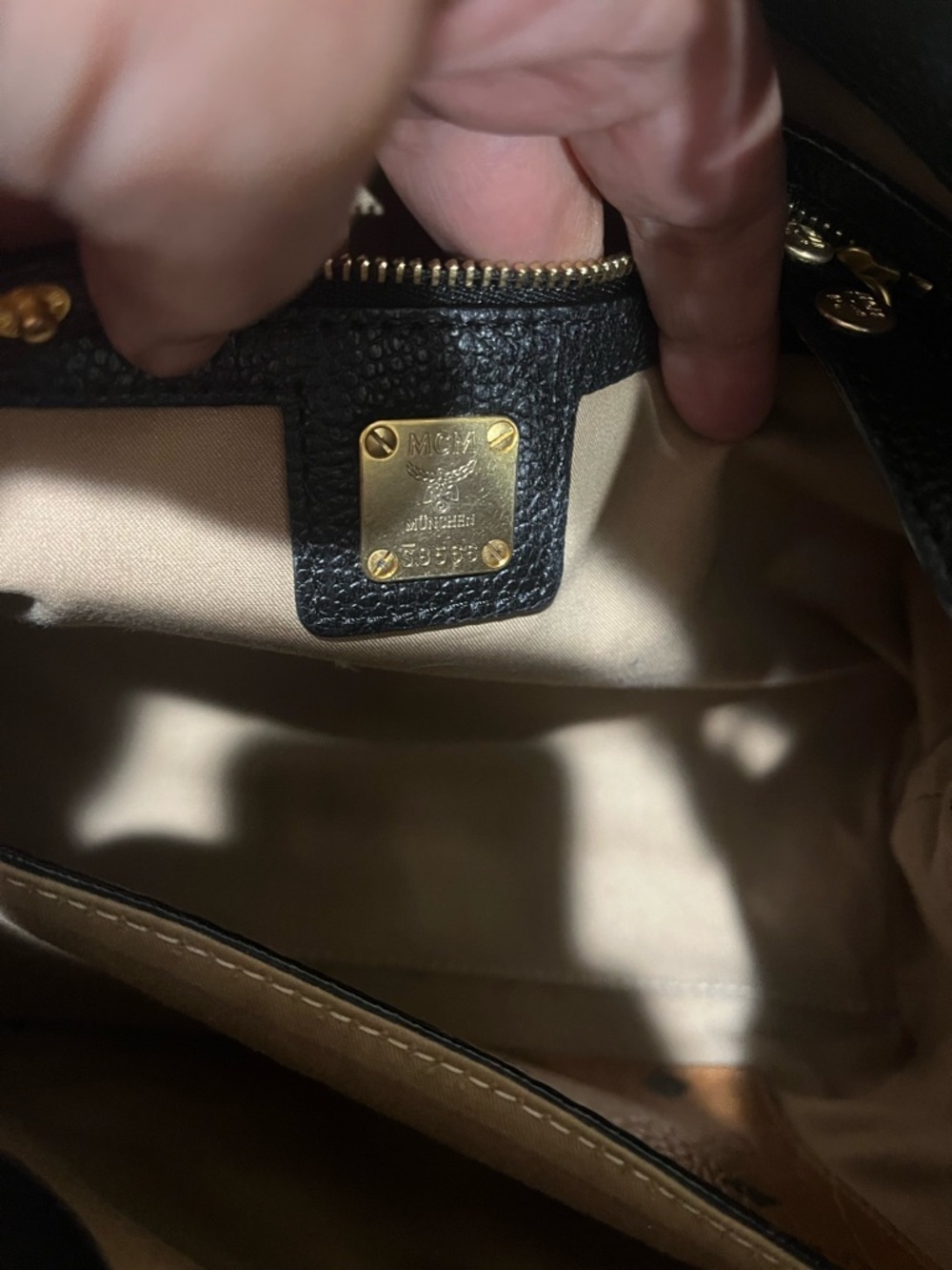 MCM COGNAC VISETOS TWO WAY BAG - Picture 11 of 14